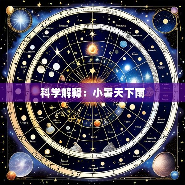 科学解释：小暑天下雨