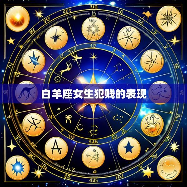 白羊座女生犯贱的表现