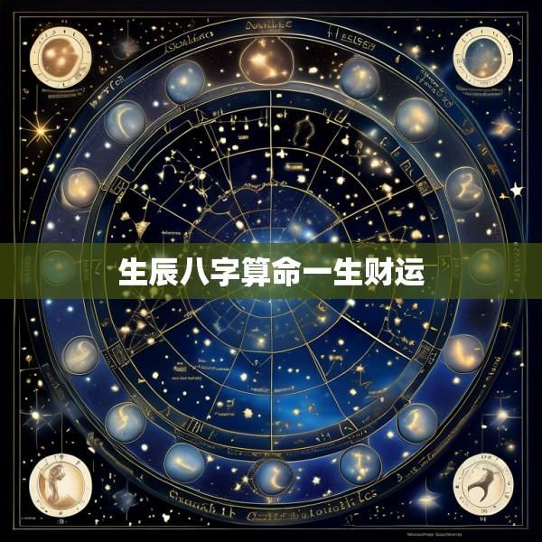 生辰八字算命一生财运