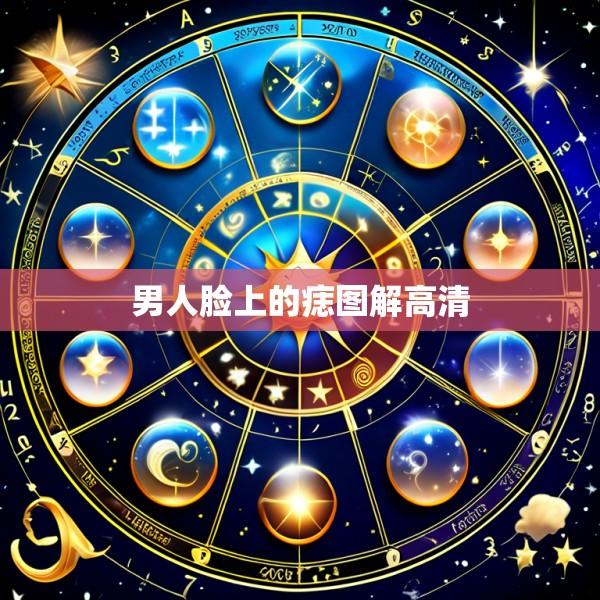 男人脸上的痣图解高清