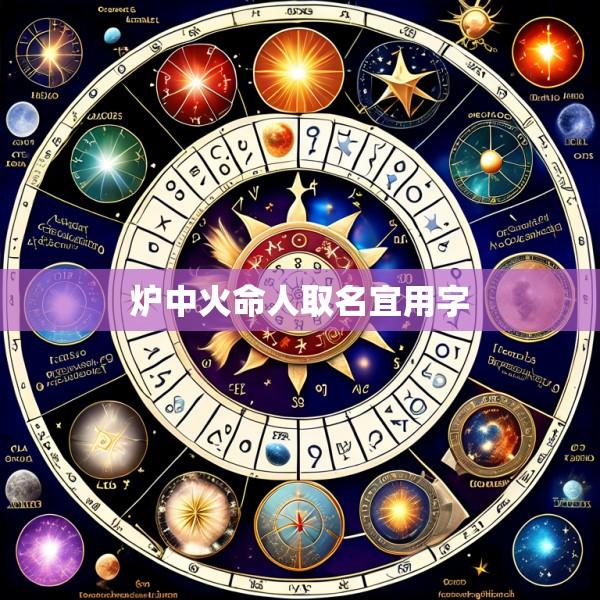 炉中火命人取名宜用字