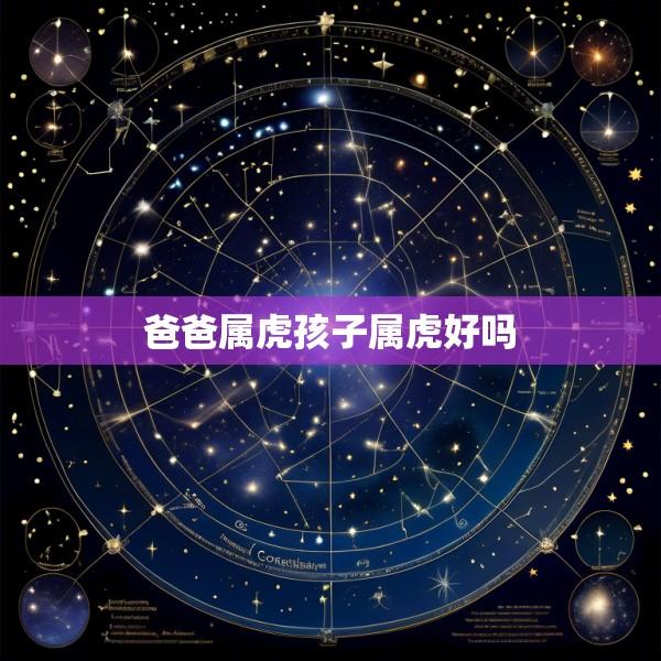 爸爸属虎孩子属虎好吗