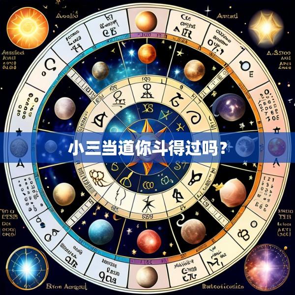 小三当道你斗得过吗？