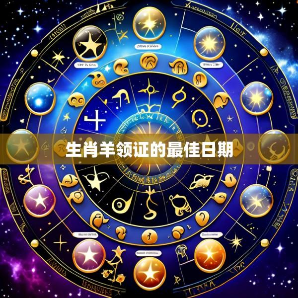 生肖羊领证的最佳日期