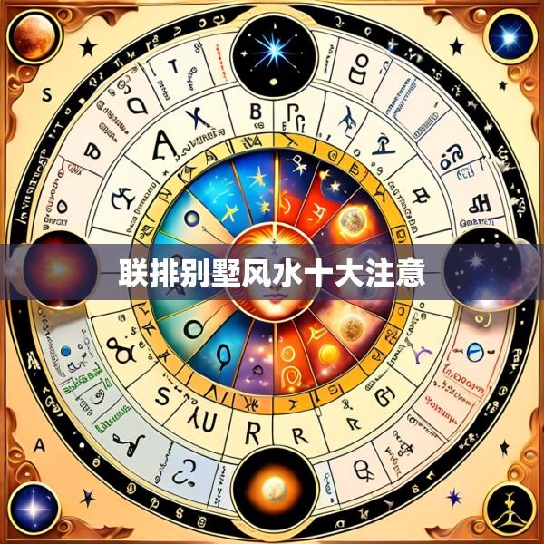联排别墅风水十大注意