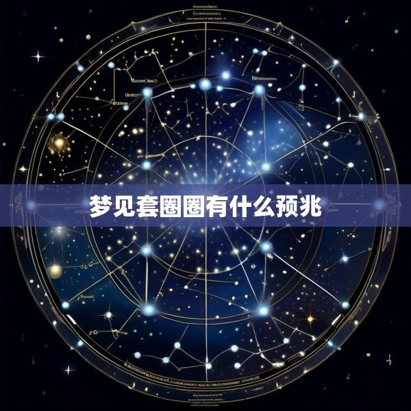 梦见套圈圈有什么预兆