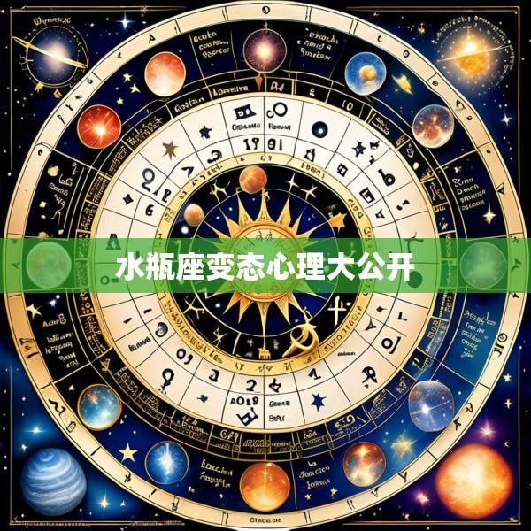 水瓶座变态心理大公开