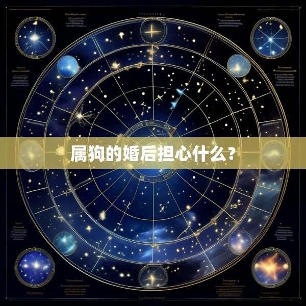 属狗的婚后担心什么？