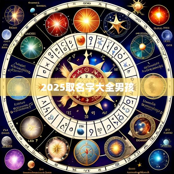 2025取名字大全男孩