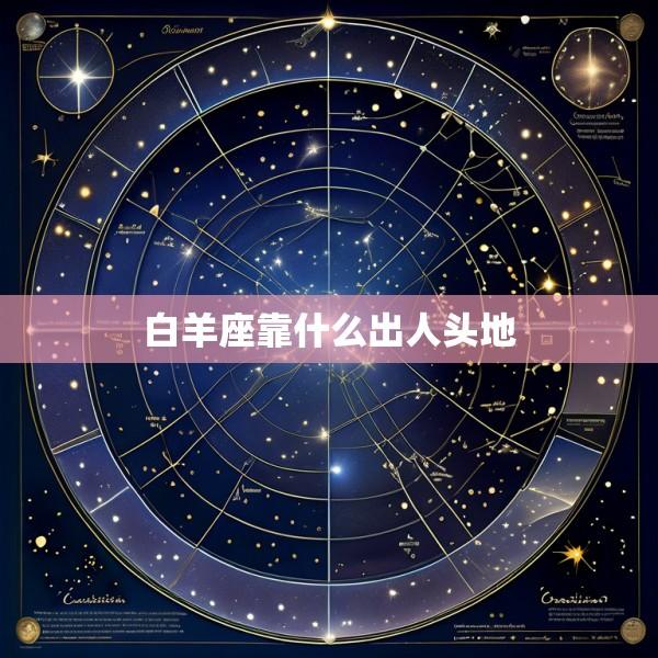 白羊座靠什么出人头地