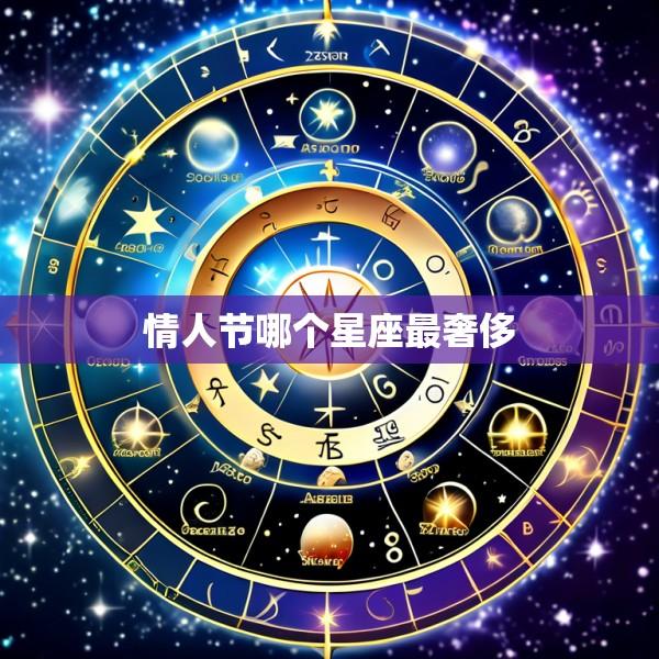 情人节哪个星座最奢侈