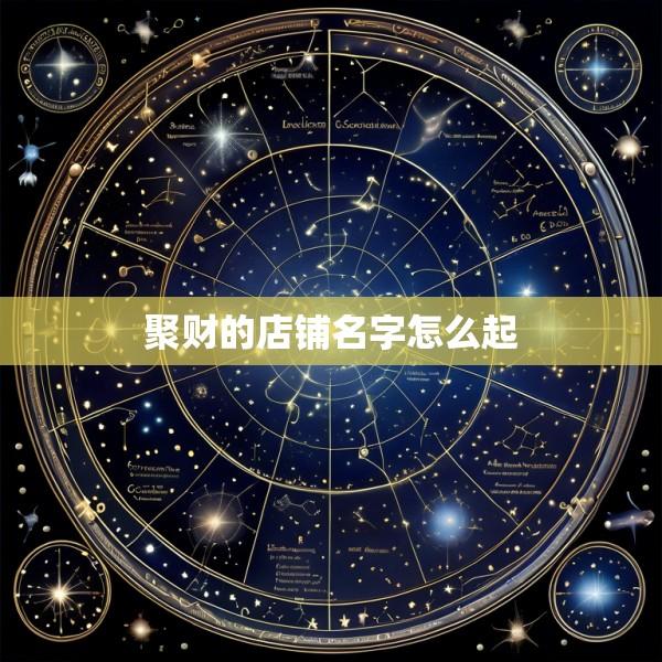 聚财的店铺名字怎么起