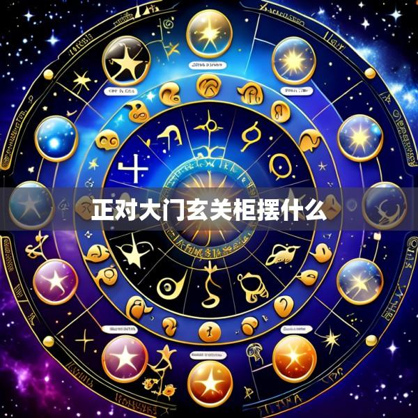 正对大门玄关柜摆什么