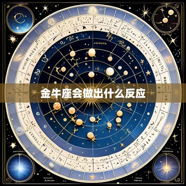 金牛座会做出什么反应