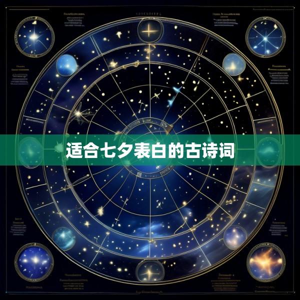 适合七夕表白的古诗词