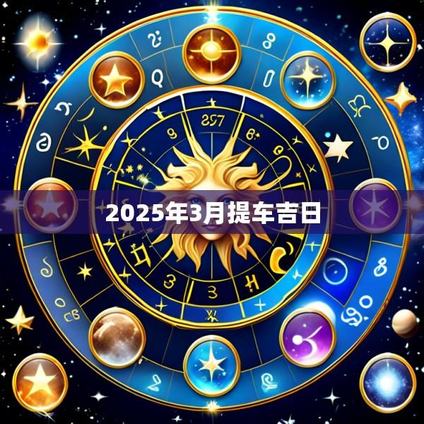 2025年3月提车吉日