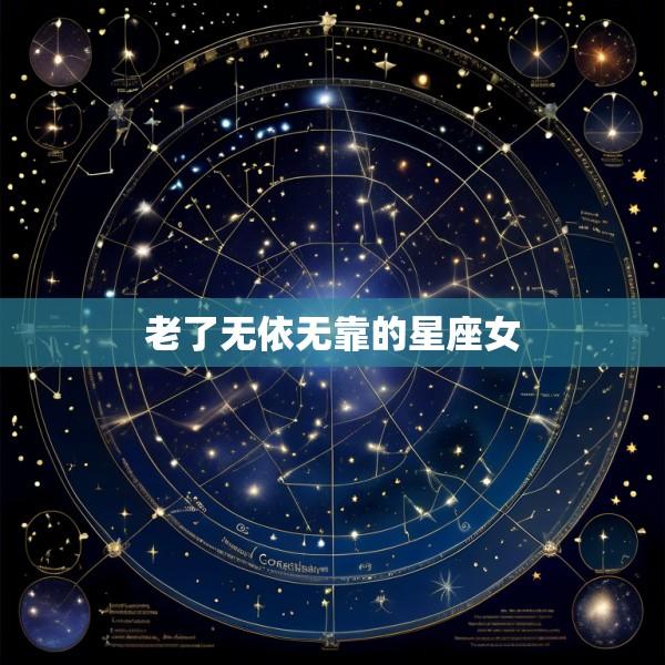 老了无依无靠的星座女