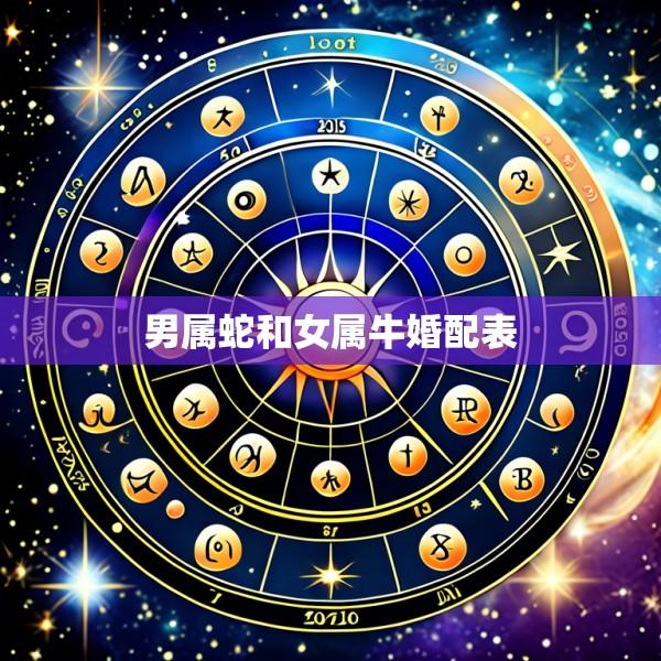 男属蛇和女属牛婚配表