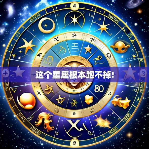 这个星座根本跑不掉!