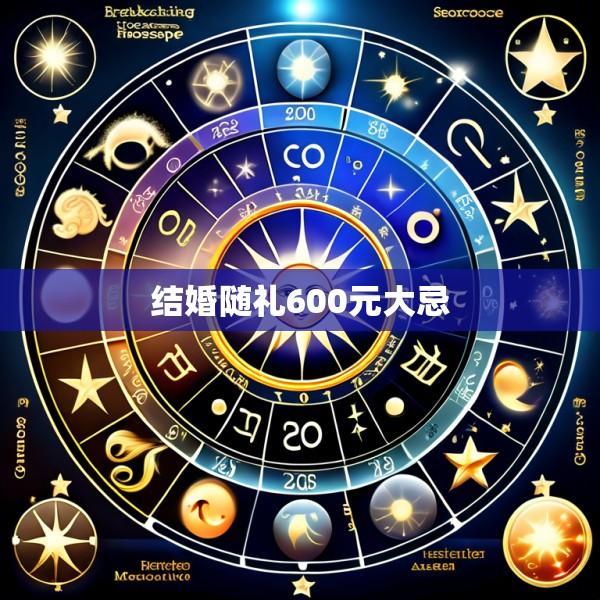 结婚随礼600元大忌