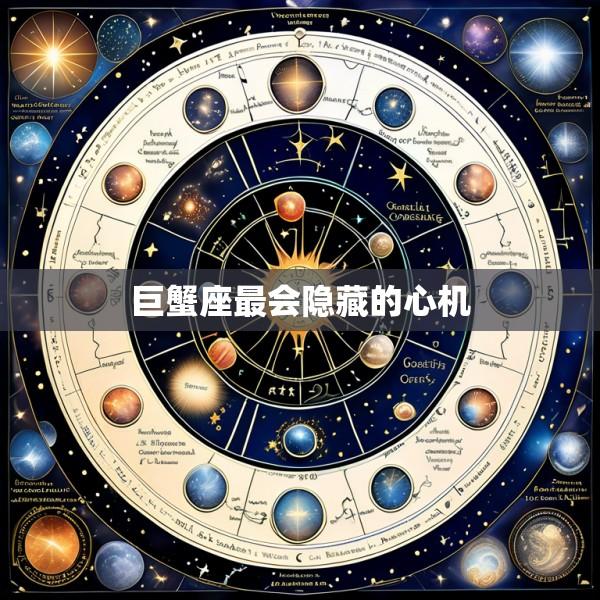 巨蟹座最会隐藏的心机