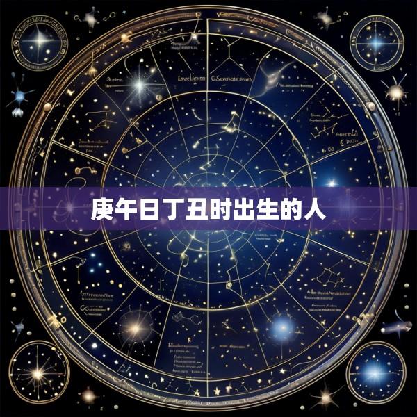 庚午日丁丑时出生的人