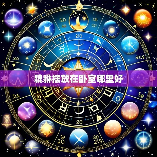 貔貅摆放在卧室哪里好