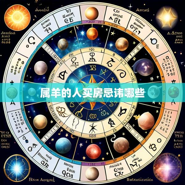 属羊的人买房忌讳哪些