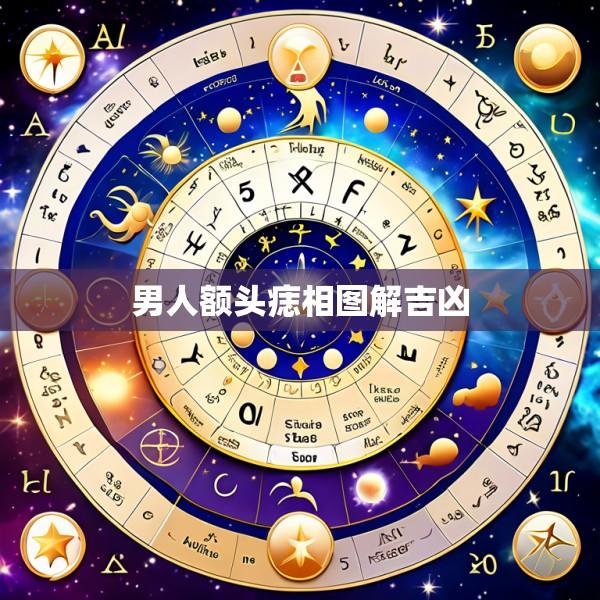 男人额头痣相图解吉凶