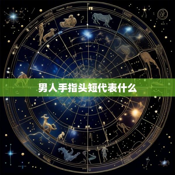 男人手指头短代表什么