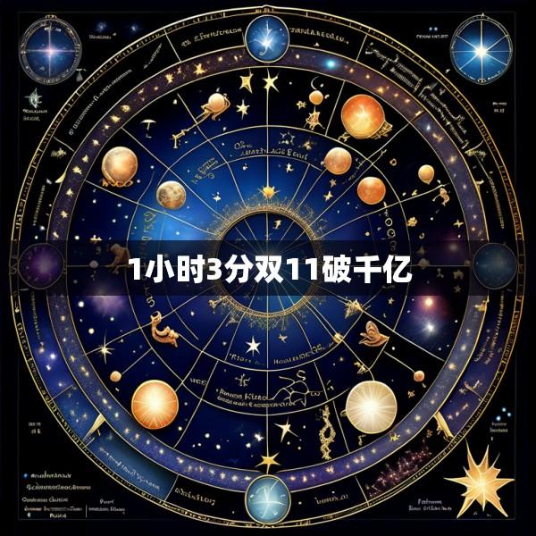 1小时3分双11破千亿