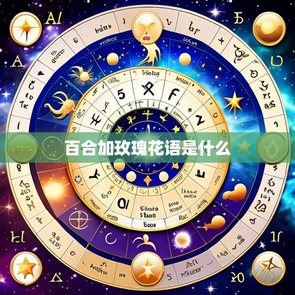 百合加玫瑰花语是什么