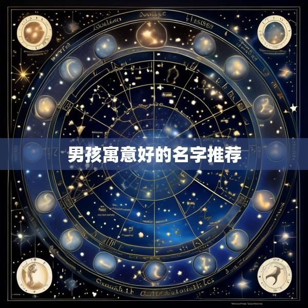 男孩寓意好的名字推荐