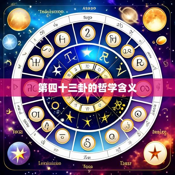 第四十三卦的哲学含义