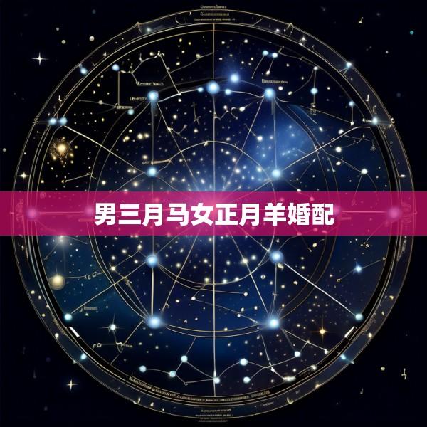男三月马女正月羊婚配