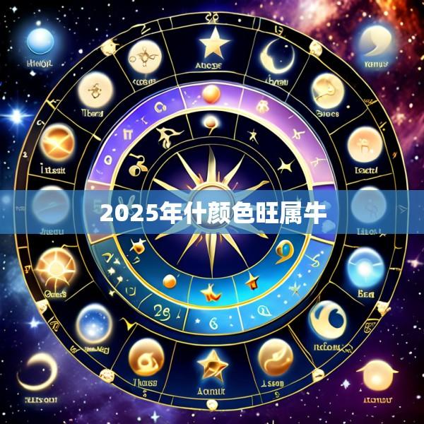 2025年什颜色旺属牛