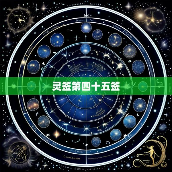 灵签第四十五签