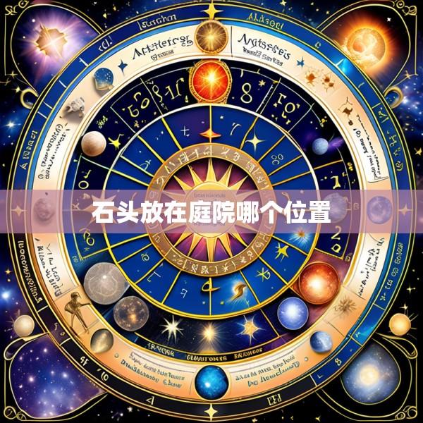 石头放在庭院哪个位置