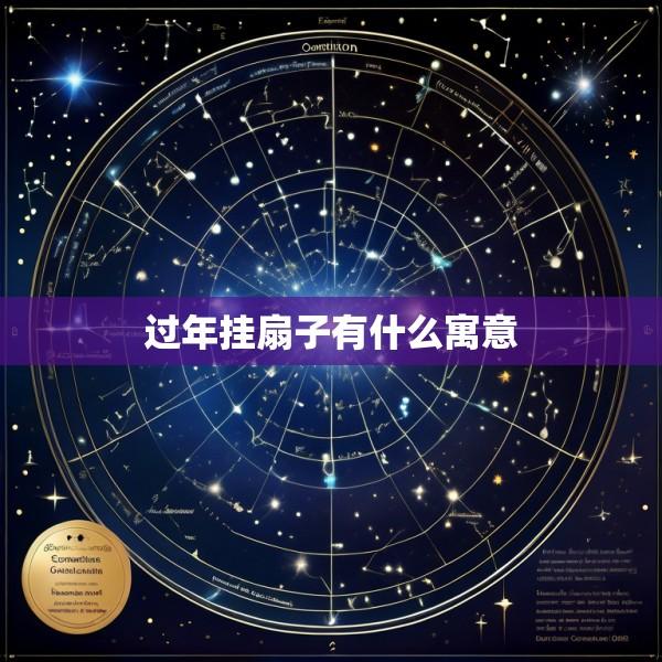 过年挂扇子有什么寓意