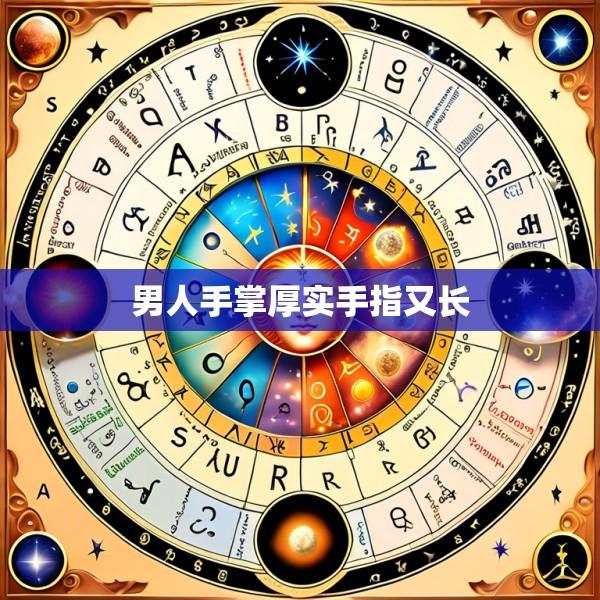 男人手掌厚实手指又长