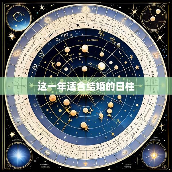 这一年适合结婚的日柱
