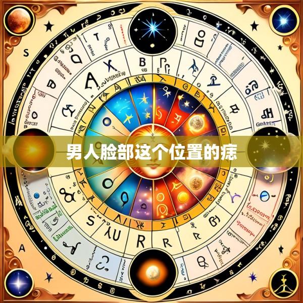 男人脸部这个位置的痣