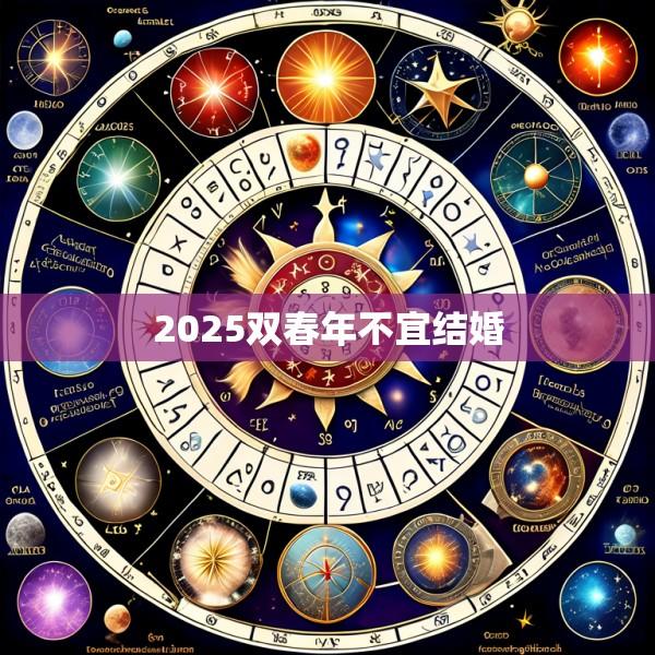 2025双春年不宜结婚