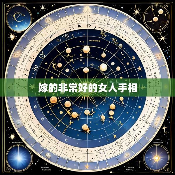 嫁的非常好的女人手相