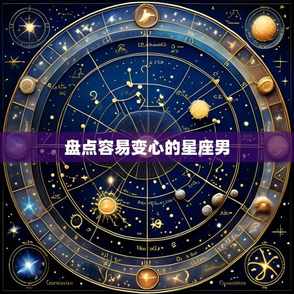 盘点容易变心的星座男