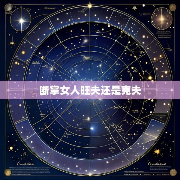 断掌女人旺夫还是克夫