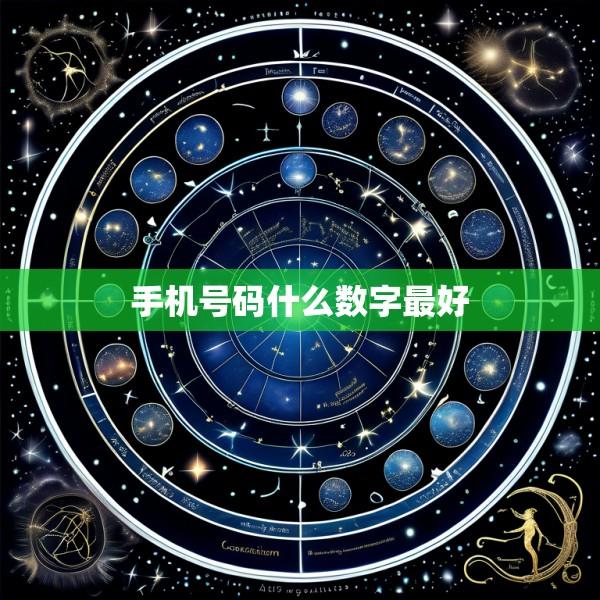 手机号码什么数字最好