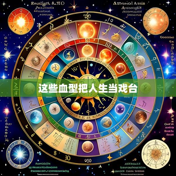 这些血型把人生当戏台