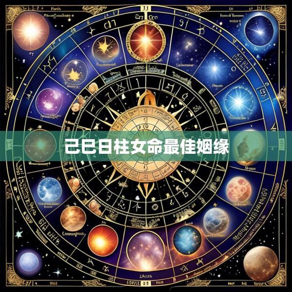 己巳日柱女命最佳姻缘