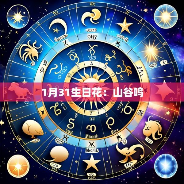 1月31生日花：山谷鸣
